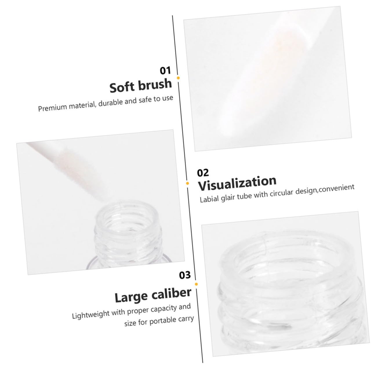 30 Stück Lippenstifthülsen zum Selbstbefüllen Leerbehälter für Lipgloss DIY Mit Silber Schwarz Auslaufsicher Tragbar für Frauen und Mädchen