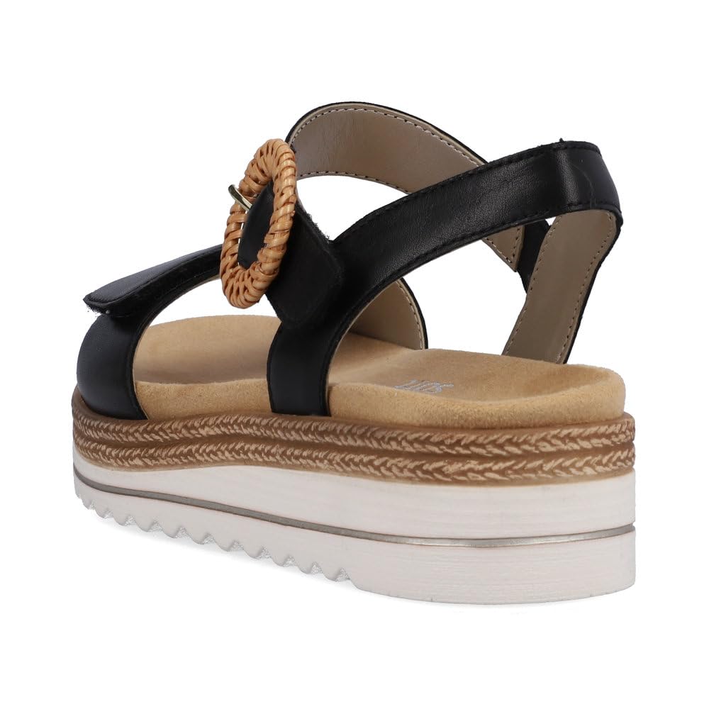Remonte Damen Riemchensandalen D0Q52, Frauen Sandalen,lose Einlage