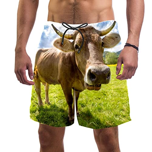 Short de bain homme JDEZ vaches anti frottement pour éviter l'humidité