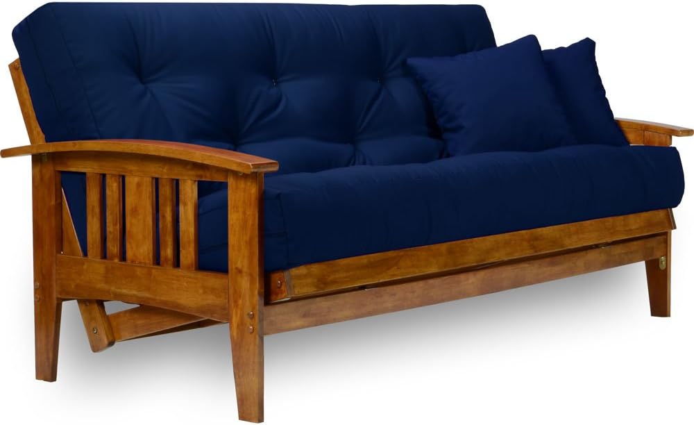 Nirvana Futons Westfield Futon Set Queen Size, Frame, 8