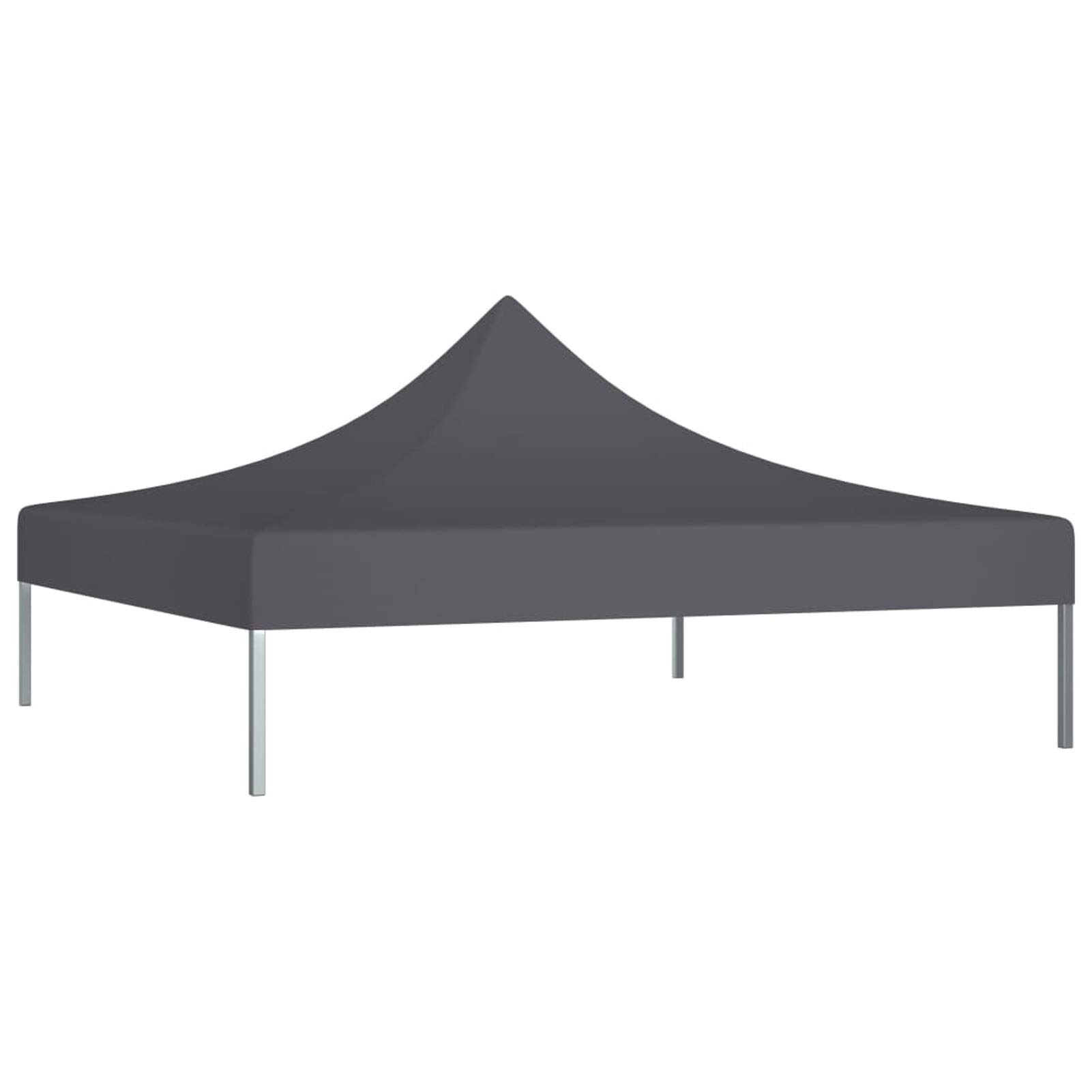 Party Tent Roof Replacement Roof TentTop for Garden Gazebo 2x2 m Anthracite 270 g/m²-image-20