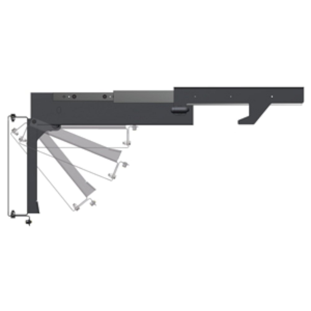 その他 MORryde TV40-010H Slide-Out and Flip Down TV Ceiling Mount by MOR/ryde MORryde TV40-010H Slide Out and Flip Down RV TV Ceiling Mount
