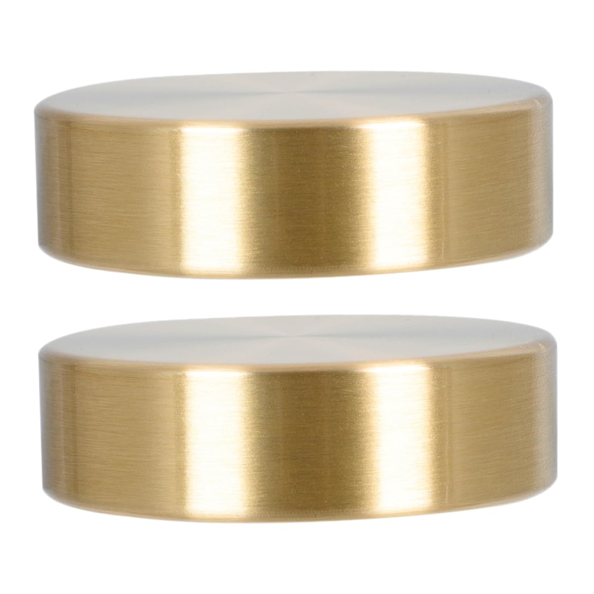 Messing Briefbeschwerer 2 Stück Gold, Runde Papiergewichte