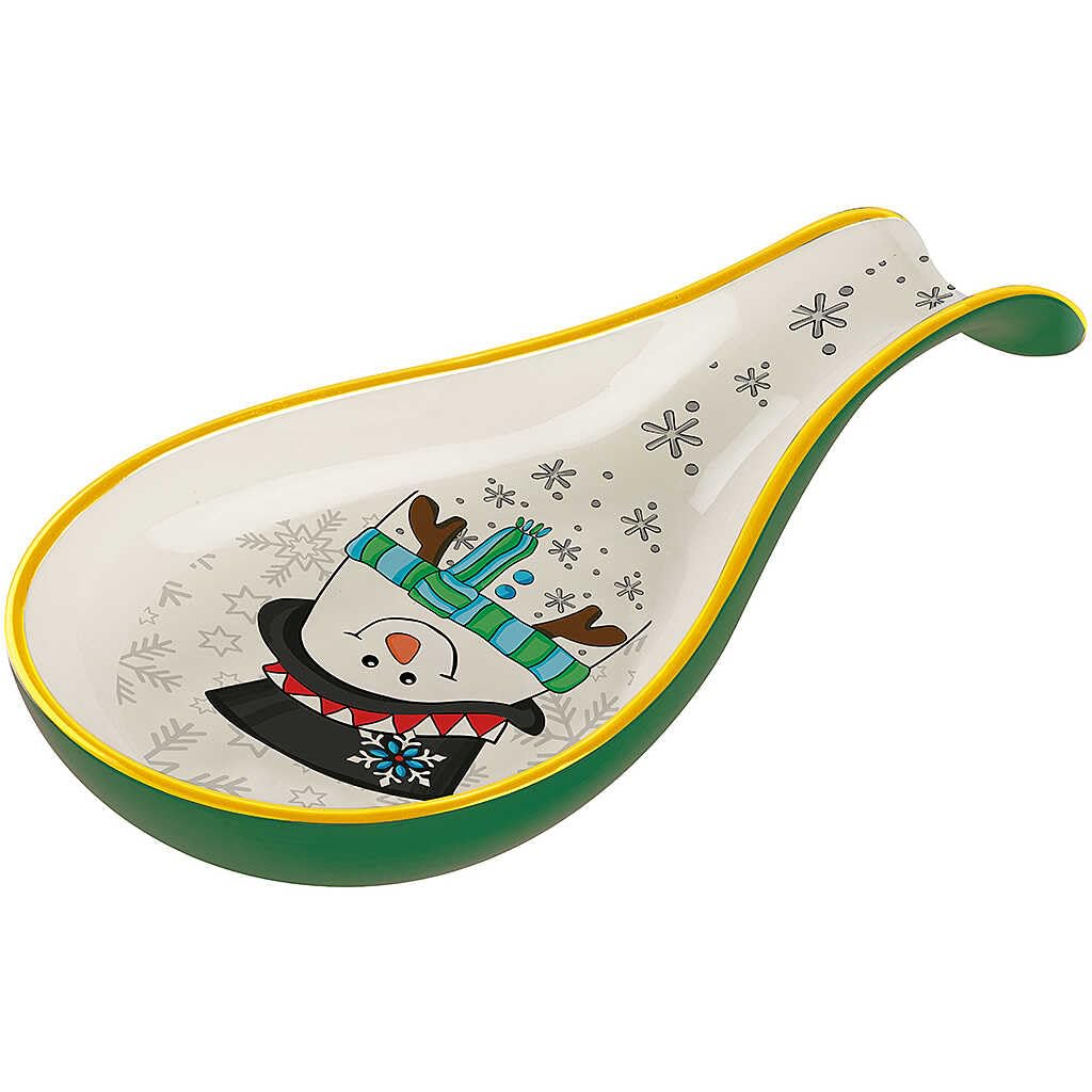 Egan Christmas Spoon Rest Snowman 21cmx10cm