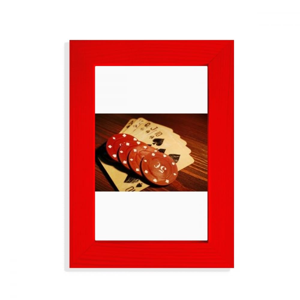 Cadre photo de jeu Red Chip affiche poster design Art déco