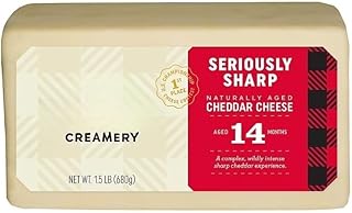 Original Sharp Cheddar , classic cheddar is milky white in color and has a slightly crumbly, firm texture adored by cheddar lovers. With a nutty, luscious aroma, delivers an exciting range of flavors and intensity that always surprises and keeps you coming back for another bite. It is perfect with smoky meats, spicy curries, or shredded over a steaming bowl of pasta. naturally lactose free and gluten free. [ 24 oz , 1.5 lb ]