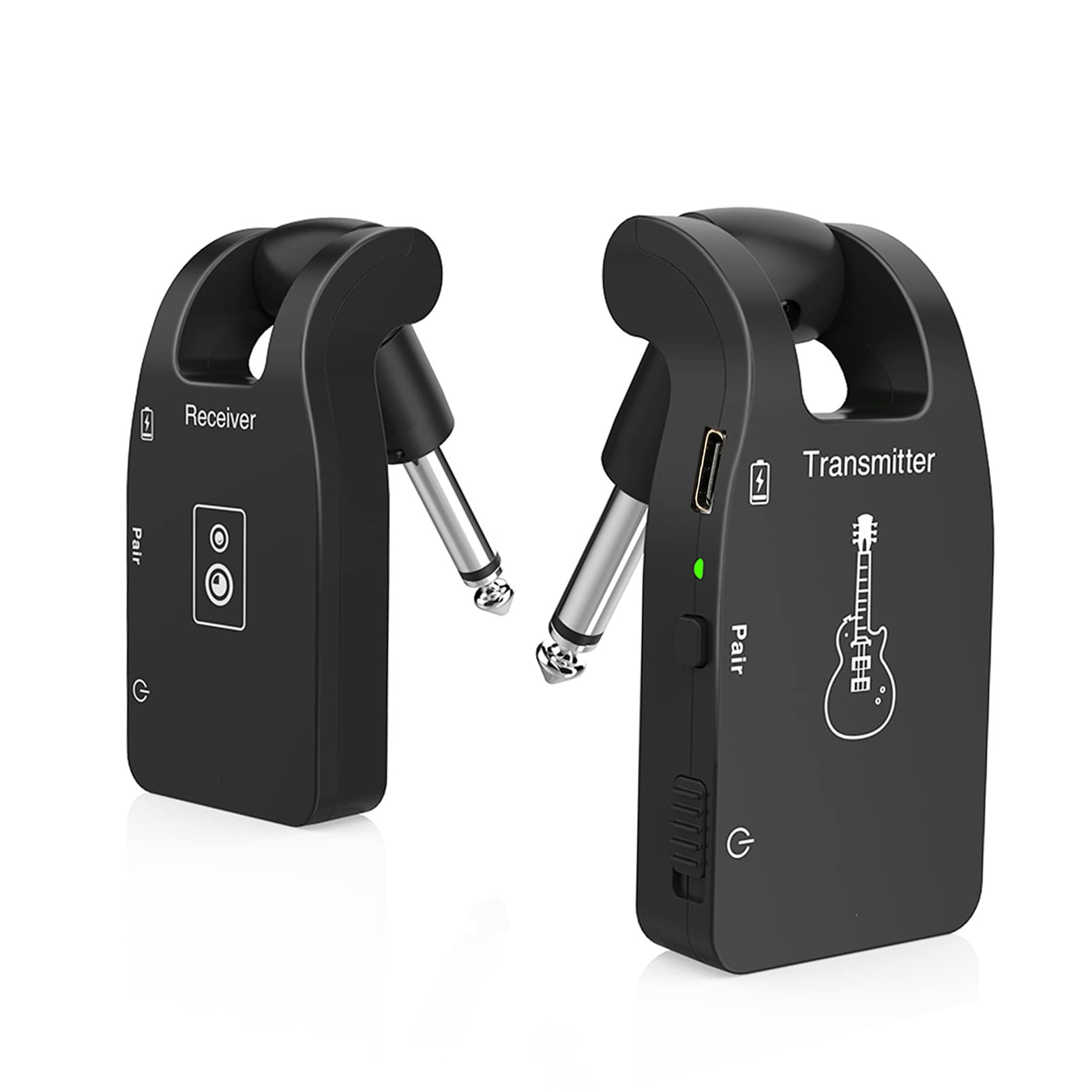 Système de guitare sans fil 2.4G HUIOP à faible latence et 6 canaux audio