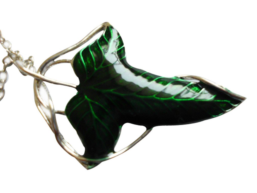 xiukun Lord of The Ring Elf Leaf Brooch Pin Pendant Necklace
