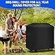 Grillabdeckung Wetterfest, 420D Grill Abdeckung, wasserdichte Grillabdeckung für Gasgrill, Balkon, Reißfest BBQ Cover Schutzhülle Abdeckhaube Grillhaube Abdeckplane Gasgrill-Schutz(117 * 66 * 117cm)