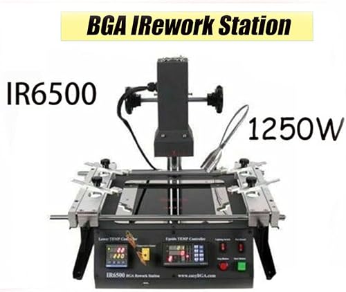 Miniatura 4 de Estación de retrabajo infrarroja de BGA, 110V 1250W IR6500 Máquina de soldadura infrarroja de aire caliente, máquina de reballing infrarroja del