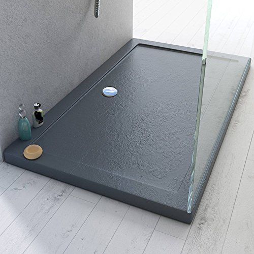 Gcl Piatto Doccia 80x120x4 cm Rettangolare Acrilico...