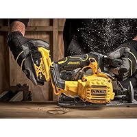 Dewalt 18V XR Akku-Handkreissäge DCS565NT (bürstenloser Motor, mit integrierter LED & Blasvorrichtung, AirLock kompatibel, inkl. HM-Sägeblatt, Parallelanschlag & TSTAK Box VI, ohne Akku & Ladegerät) – Ansicht 6