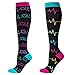 Compression Socks for Nurse(Women),2 pairs, Graduated 20-30 mmHg Knee High Stocking, Fits for Nurse, Doctor, and Pregnancy, Reduce Fatigue, Swelling, Shin Splints, Faster Recovery