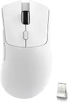 ATTACK SHARK Mouse para jogos sem fio R1, conexão de três modos (2,4G/com fio/BT5.2), 55 g leve, sensor óptico DPI 18K, HUYU 20 milhões de vida útil das chaves, design ergonômico, para