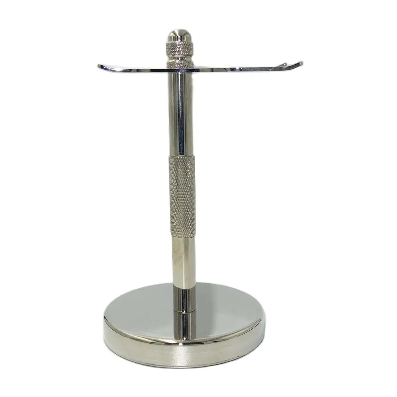 Soporte De Afeitado Soporte for brochas de Afeitar y maquinilla de Afeitar, Soporte for Afeitado en húmedo, Regalos de Lujo, Accesorios de Afeitado(Silver)