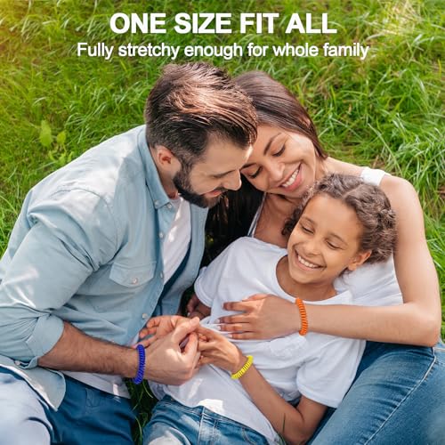 mosquito repellent bracelets 30 pack individually wrapped mosquito repellent bands wristbands with 60 pcs mosquito stickers patches for adults and kids indoor outdoor