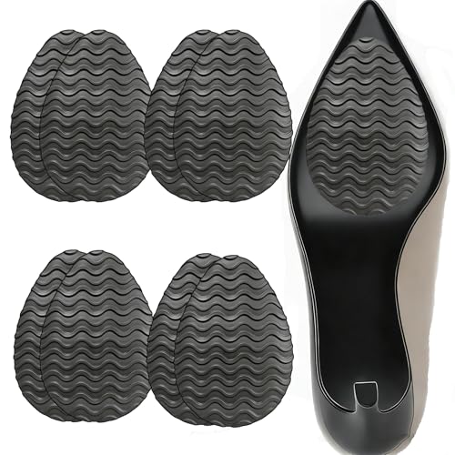 Image of Non Slip Pads for Heels, Anti Slip Grip Inserts for Women's Dress Shoes, Pumps & Stilettos | Invisible Traction Stickers & Sole Protectors for Toe Soles | Shoe Grips for Bottom of Shoes