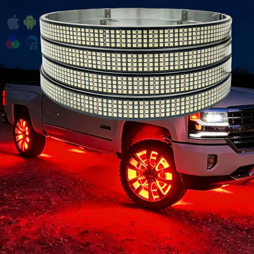 NBWDY 17in RGBW 4-Zone Wheel Lights