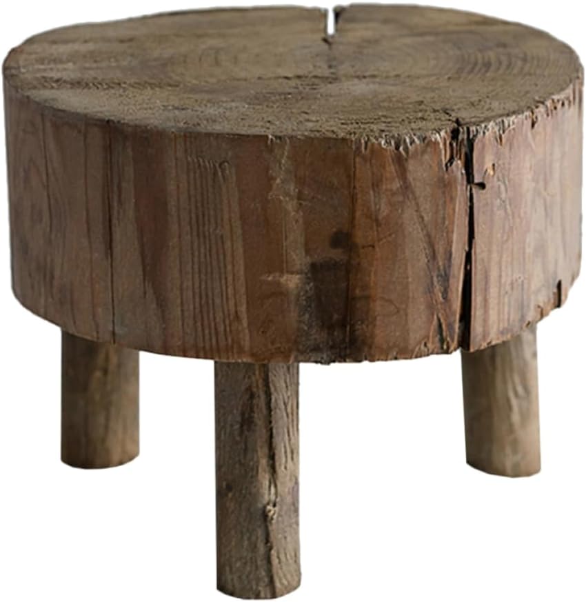 Wood Mini Chair Micro Retro Stool for Furniture Display DIY Props Portable Sturdy