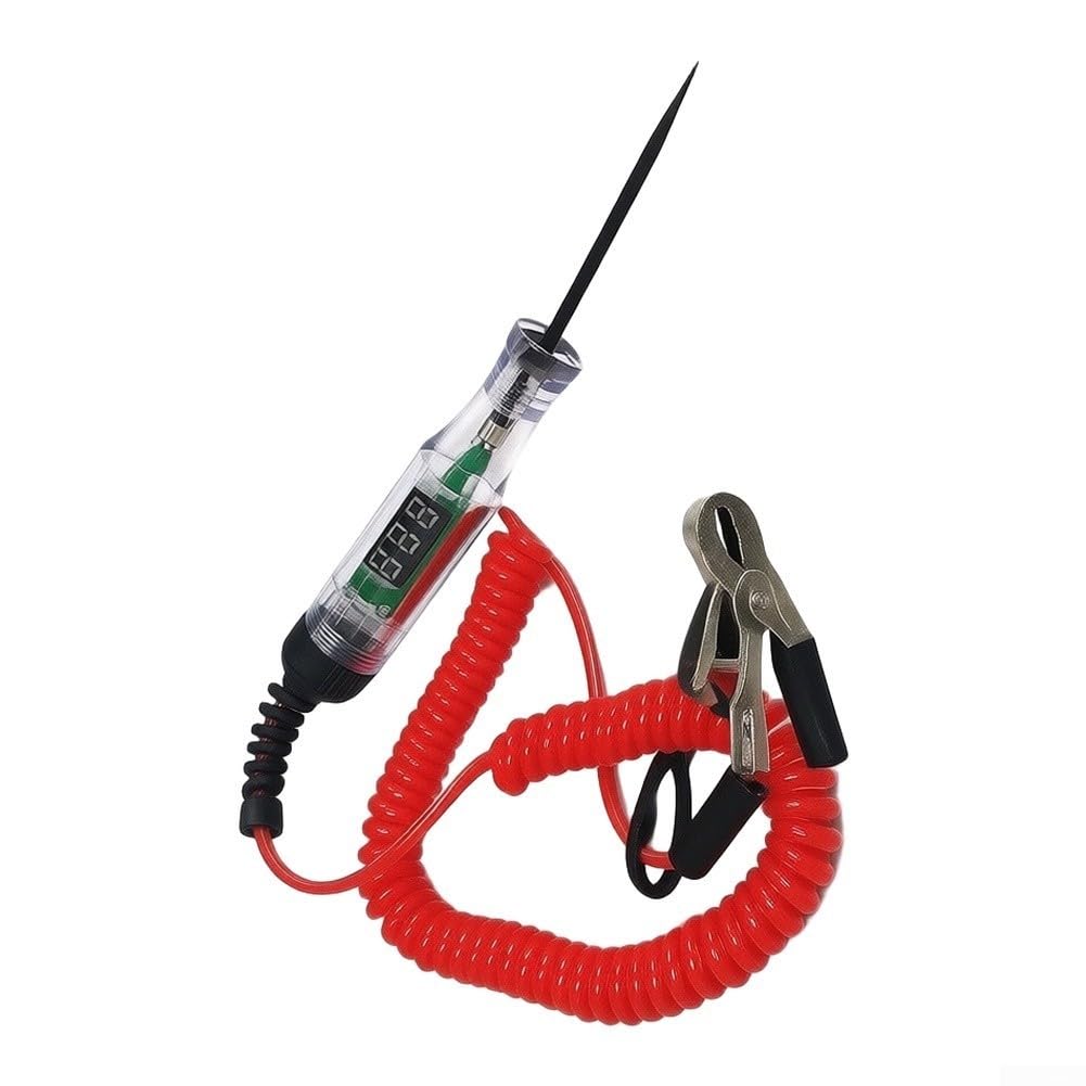 Probador Circuitos Coche 3V-70V Detección Sin Dañar Cables(black)