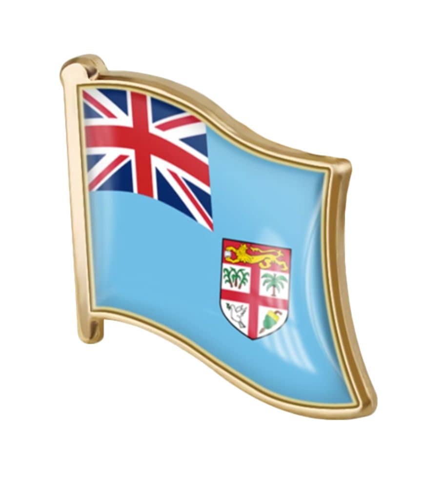 vmcoatdu Country Flag Pin Badge International Travel Brooch Metal Alloy Souvenir Pin for Hat Clothes Backpack