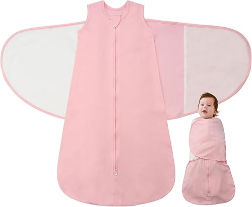 Miniatura 8 de Baby Swaddle Sleep Sack 1.0 Tog 3-in-1 100% Cotton Baby Swaddle Blanket for Newborns 0-12 Months