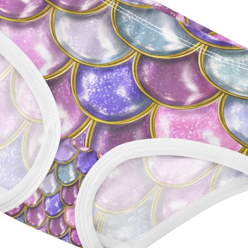 Purple Pink Mermaid Scales Toddler Girls's Underwear 2T 202c14254