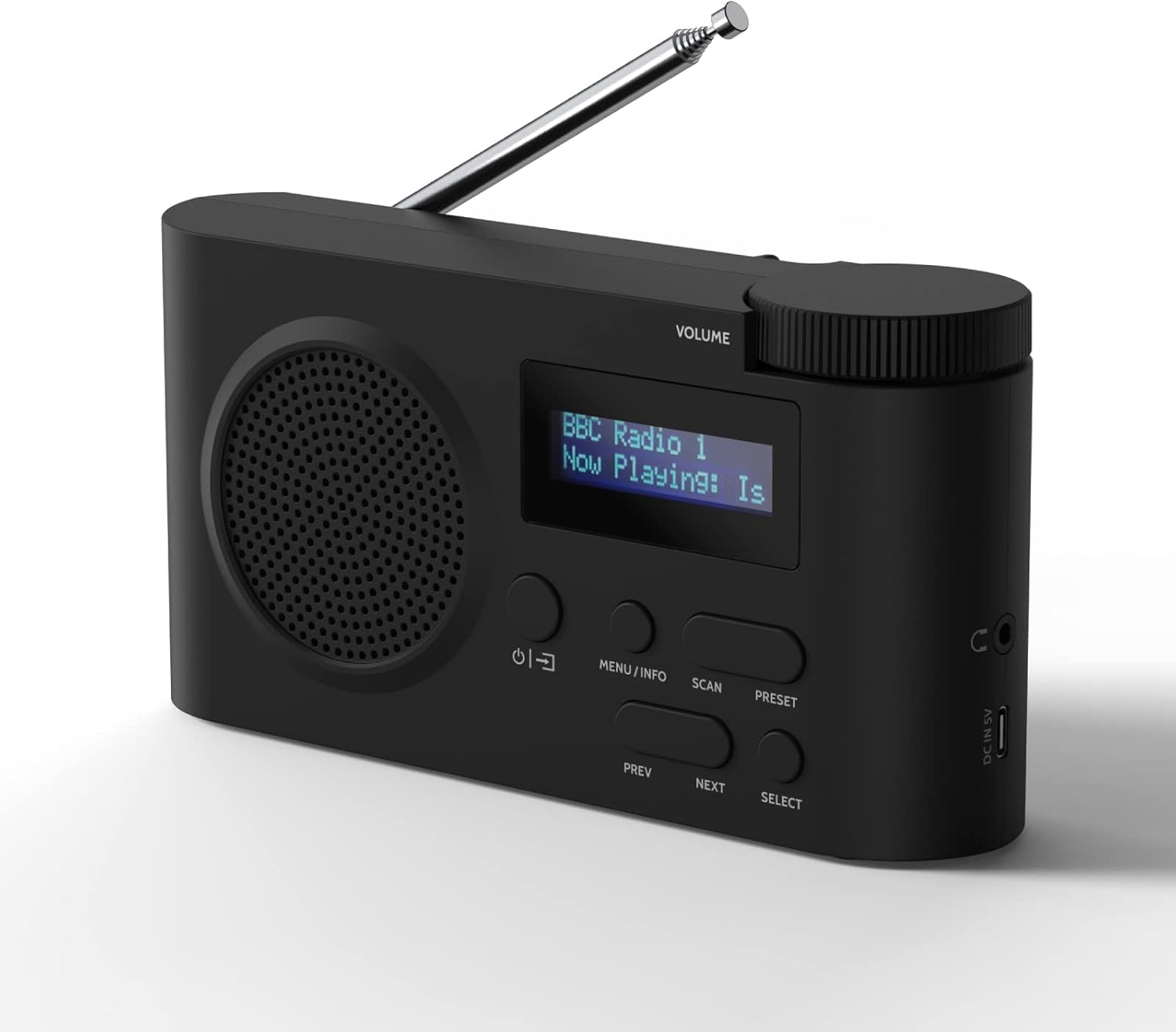 Radio Dab/Dab+ et FM Radio Portable, i-Box Anthem Petite Radio a Pile ...