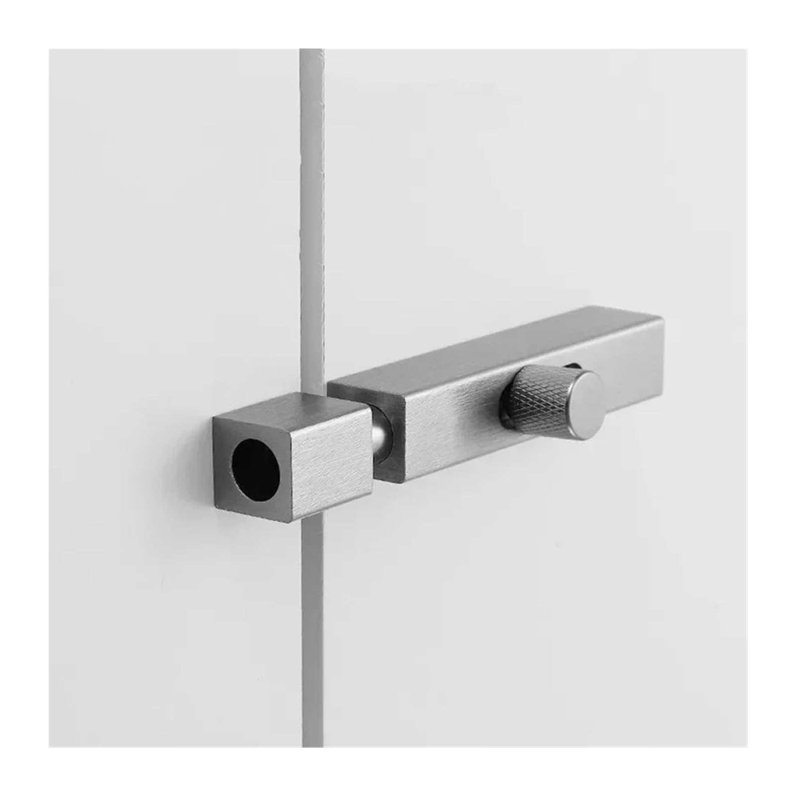 3/4/6 Zoll Aluminiumlegierung Türriegel Solide Schiebeverriegelung Riegelschnallen Sicherheitsüberfalle for den Innenbereich Möbelbeschläge(Ivory)