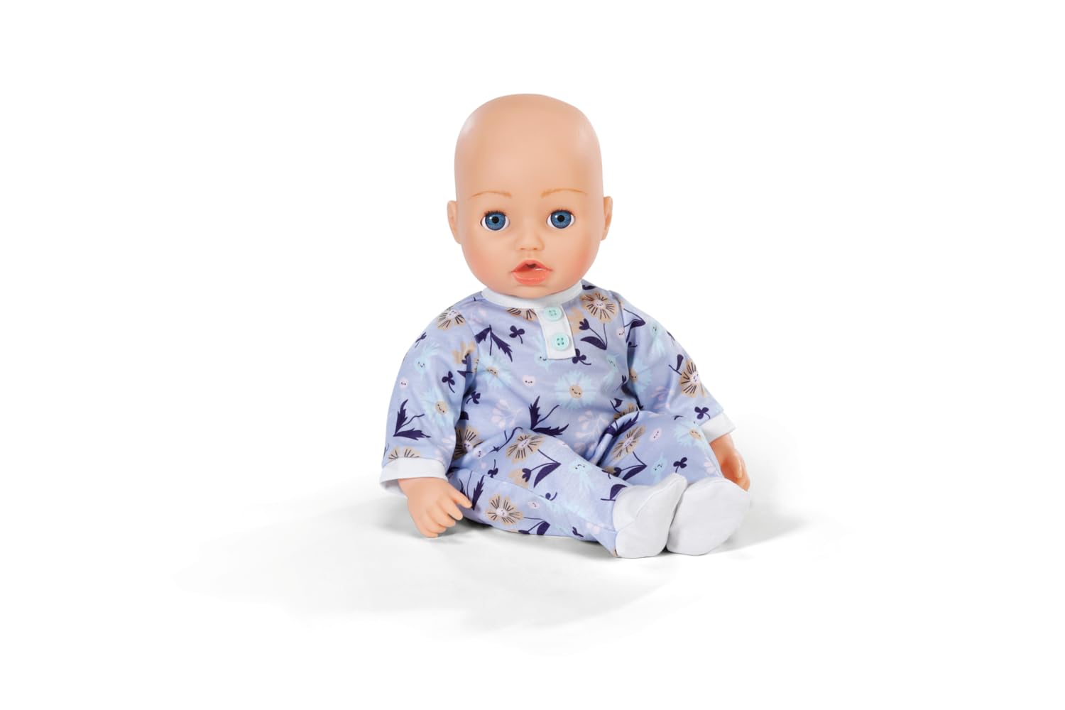 BABY born Niebieski śpioszki z motywem kwiatowym dla lalek 43 cm, 838747 Zapf Creation