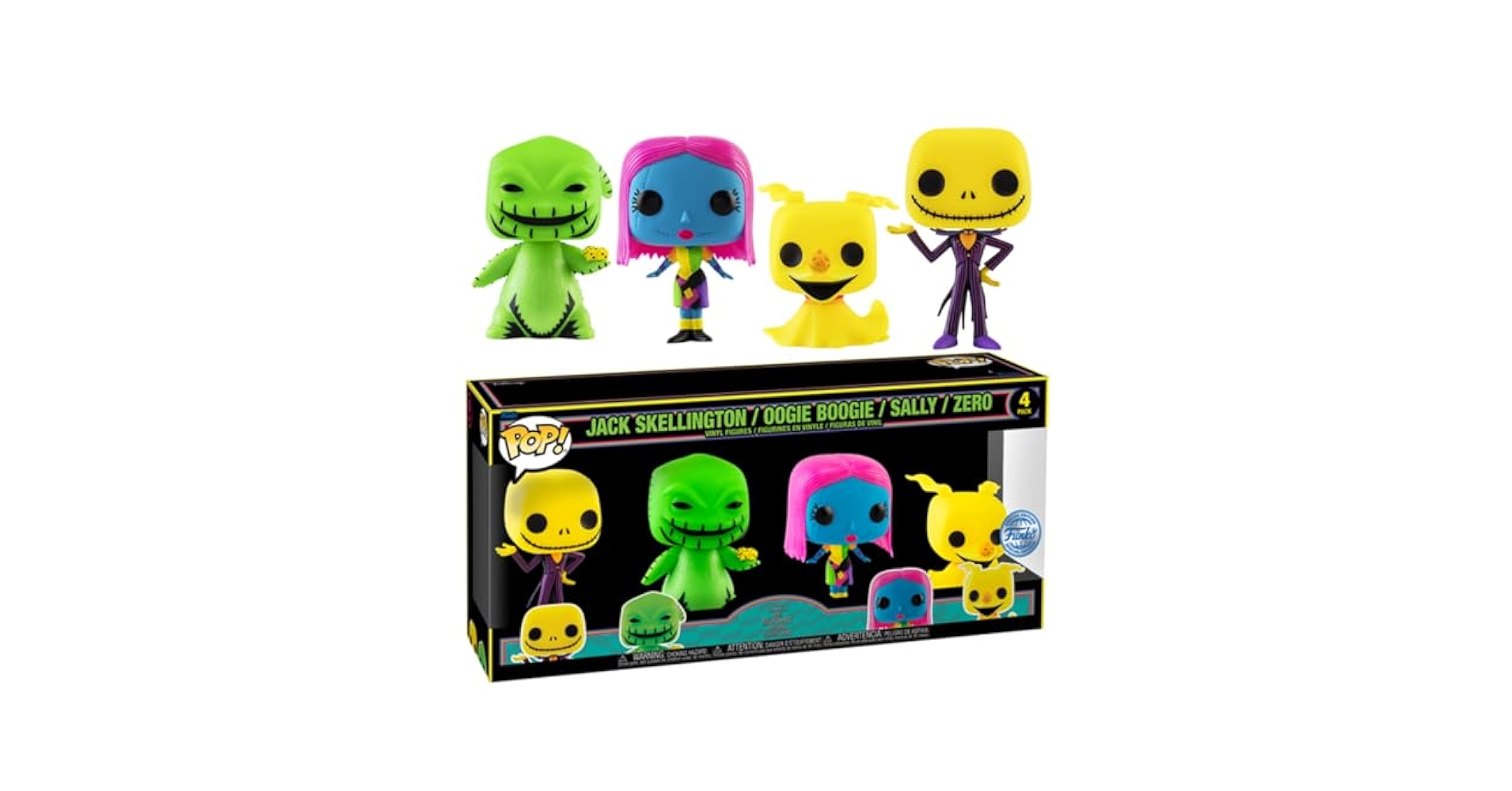 Disney - FUNKO POP ナイトメアビフォアクリスマス　4パック限定版 Amazon.com: Funko Pop! Disney: The Night Before Christmas