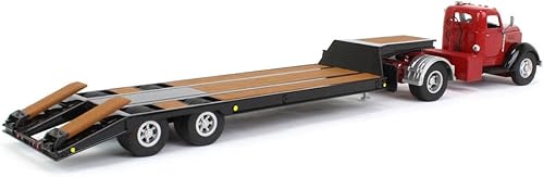 Miniatura 3 de Spec Cast 150 Red International KB-8 con eje tándem Lowboy Remolque 39510