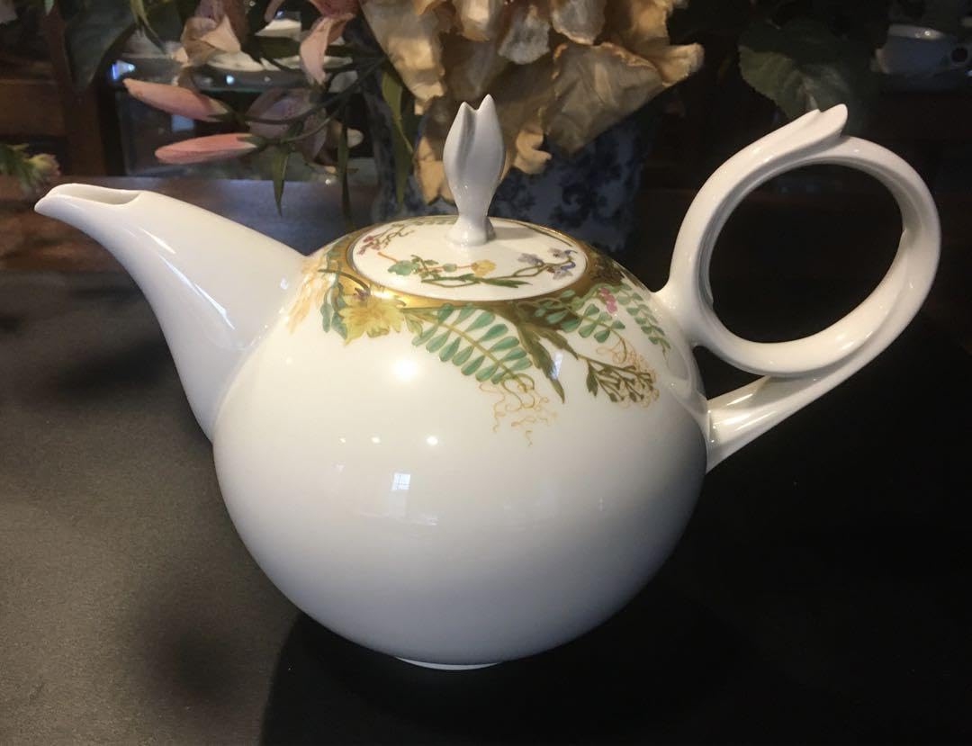 Amazon.com: Meissen Flora Teapot 1350cc : Home & Kitchen