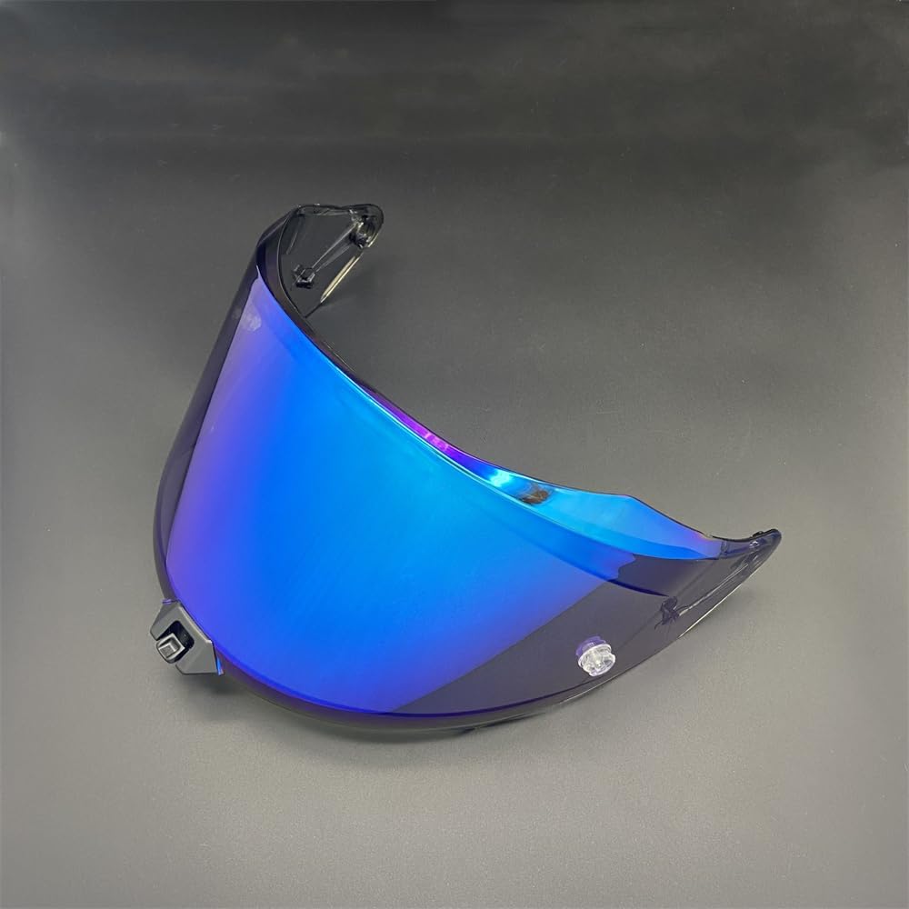 BSTOPR2R Visor Shield for KYT R2R Helmet Face Shied Uv-protected Sunshield (Revo Deep Blue)