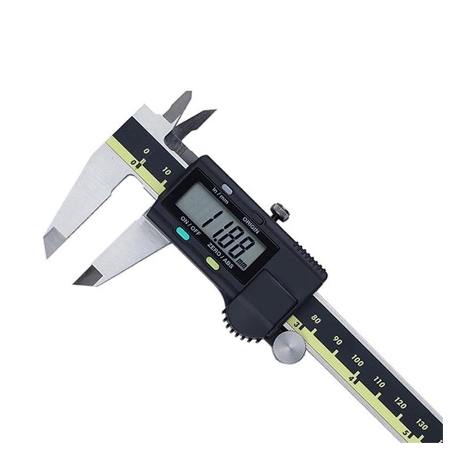 BDAYEK Vernier calipers Digital Caliper LCD Vernier Calipers Electronic Measuring Tools Stainless Steel(150mm 500-196-20)
