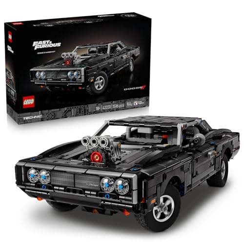 Image of LEGO Technic Fast and Furious Dodge Charger R /T Car - Building Kit for Adults - 42231