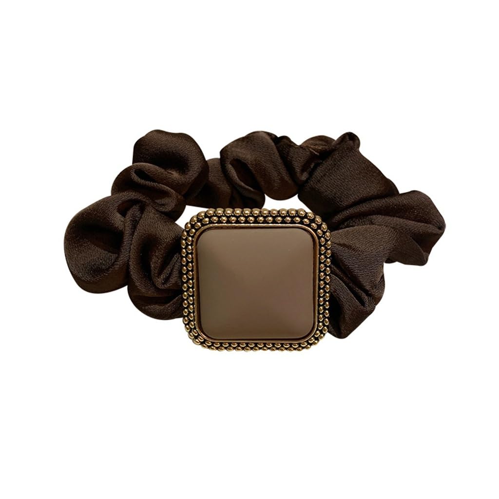Bandeau froissé à boucle carrée : l'élégance rétro d'inspiration coréenne pour vos cheveux
