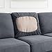 CHUN YI 7 Piece Couch Covers Sofa Covers Washable, Stretch Sofa Slipcovers for 3 Cushion Couch with Seperate Backrest and Cushion Covers, Anti Slip Furniture Protector for Dogs Pets (Large, Grey)