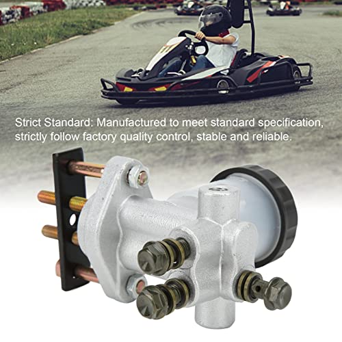Aramox Cilindro mestre Go Kart de freio hidráulico, cilindro mestre de substituição para 90cc 110cc
