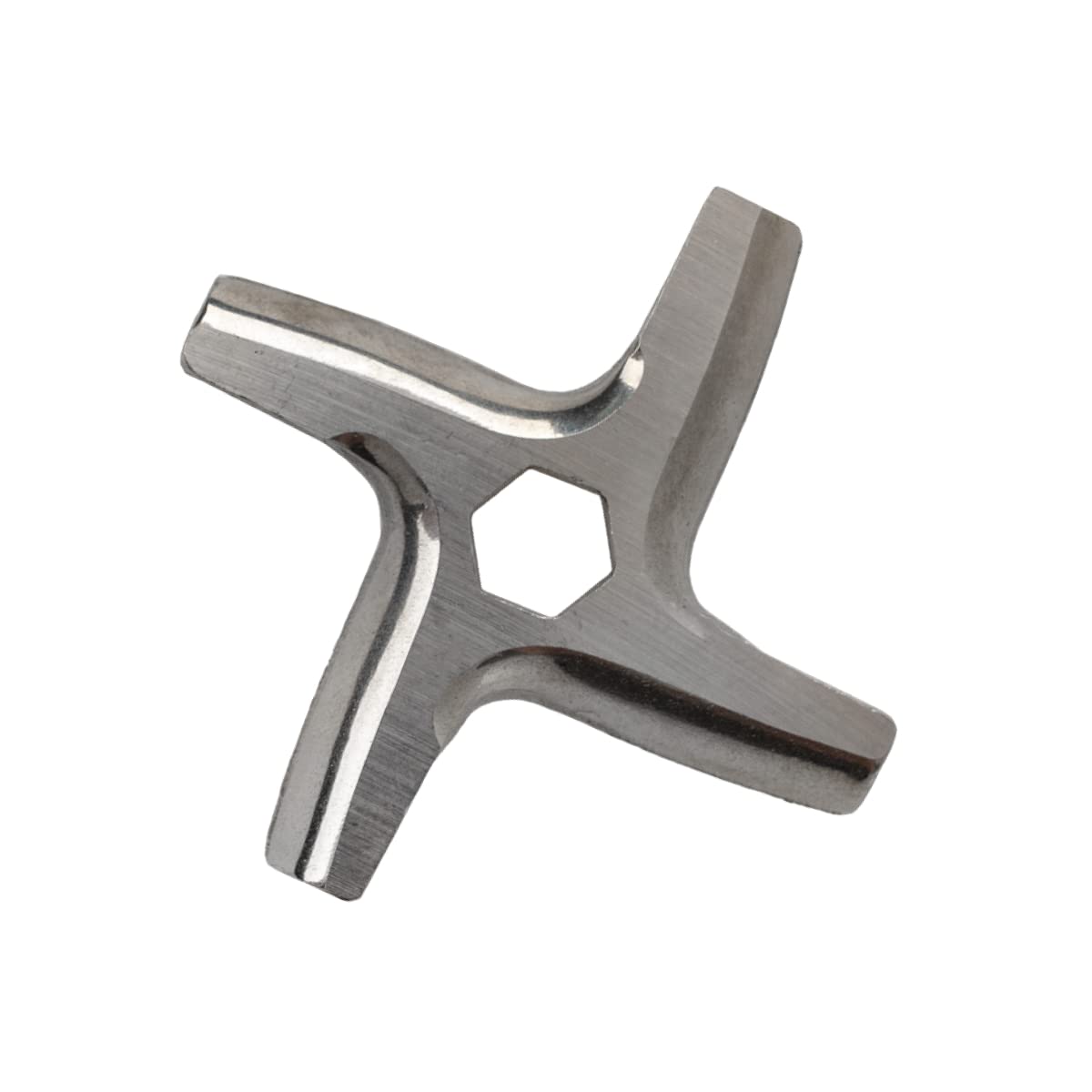 Cuchilla Y Plato Cortador Para Picadora De Carne - Acero Inoxidable 46 Mm - Diámetro De Agujero 8.2-8.3 Mm