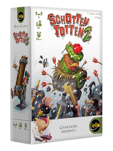 IELLO Mini Games Schotten Totten 2 – Jeu de Cartes Tactique Asymétrique, Duel Stratégique – 2 Joueurs dès 8 Ans – Version Française