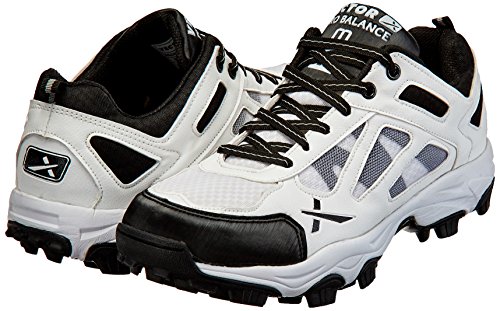 Image of Vector X Bouncer 2.0 Cricket Shoes for Men's - Fast Strap Sporty Synthetic Upper & Mesh | PVC Sole Stud, Lightweight, Comfort & Durability Shoe for All-Round Performance