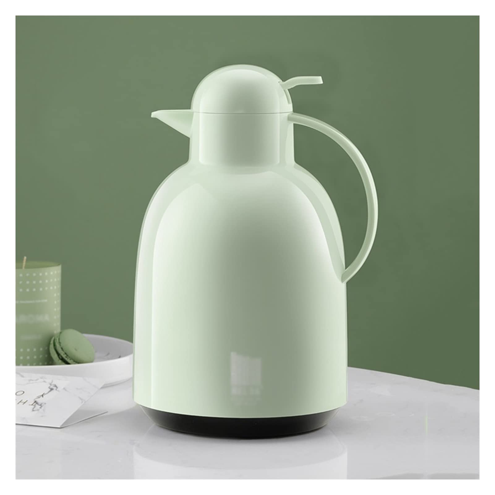 Dzbanek do kawy, termos, duża pojemność, izolacja cieplna Pot Nordic, multicolor home przenośna izolacja cieplna, czajnik elektryczny, wyściółka szklana, dzbanek termiczny/dzbanek termiczny (kolor: G, rozmiar: 2,2 l)