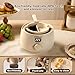 Chocolate Melting Pot, Electric Candy Melter with 2 Silicone Bowls, 17.6 OZ (500 ml) Fondue Pot Set & Chocolate Warmer Set for Dipping Cheese, Candy, Cake Pop, Home Fondue Parties Essential Supplies