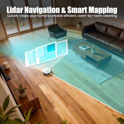 Robot Vacuum with Self-Emptying Station