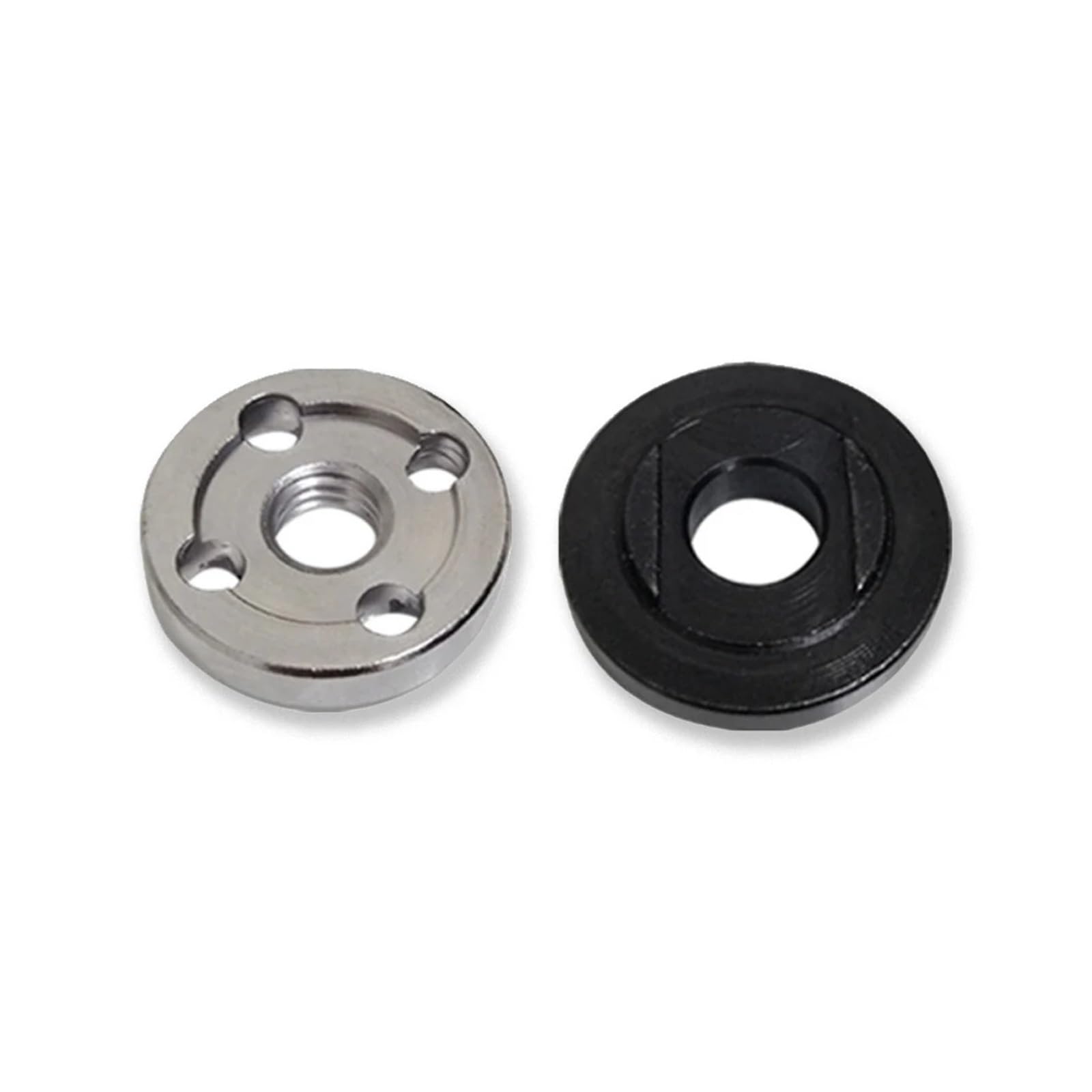 M10/M14/5/8-11 Thread Replacement Angle Grinder Metal Pressure Plate Inner Outer Flange Nut Set Tools for 10/14mm Spindle(M14 Common)