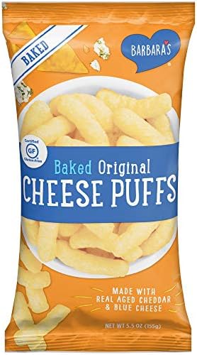 Barbara's Baked Original Cheese Puffs, Gluten Free, Real Aged Cheese, 5.5 Oz (Pack of 12)