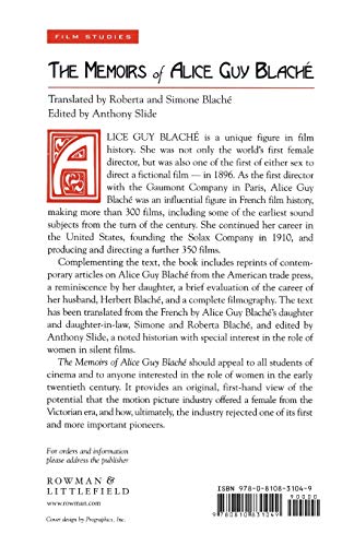 The Memoirs of Alice Guy Blaché, 2nd Edition (12)