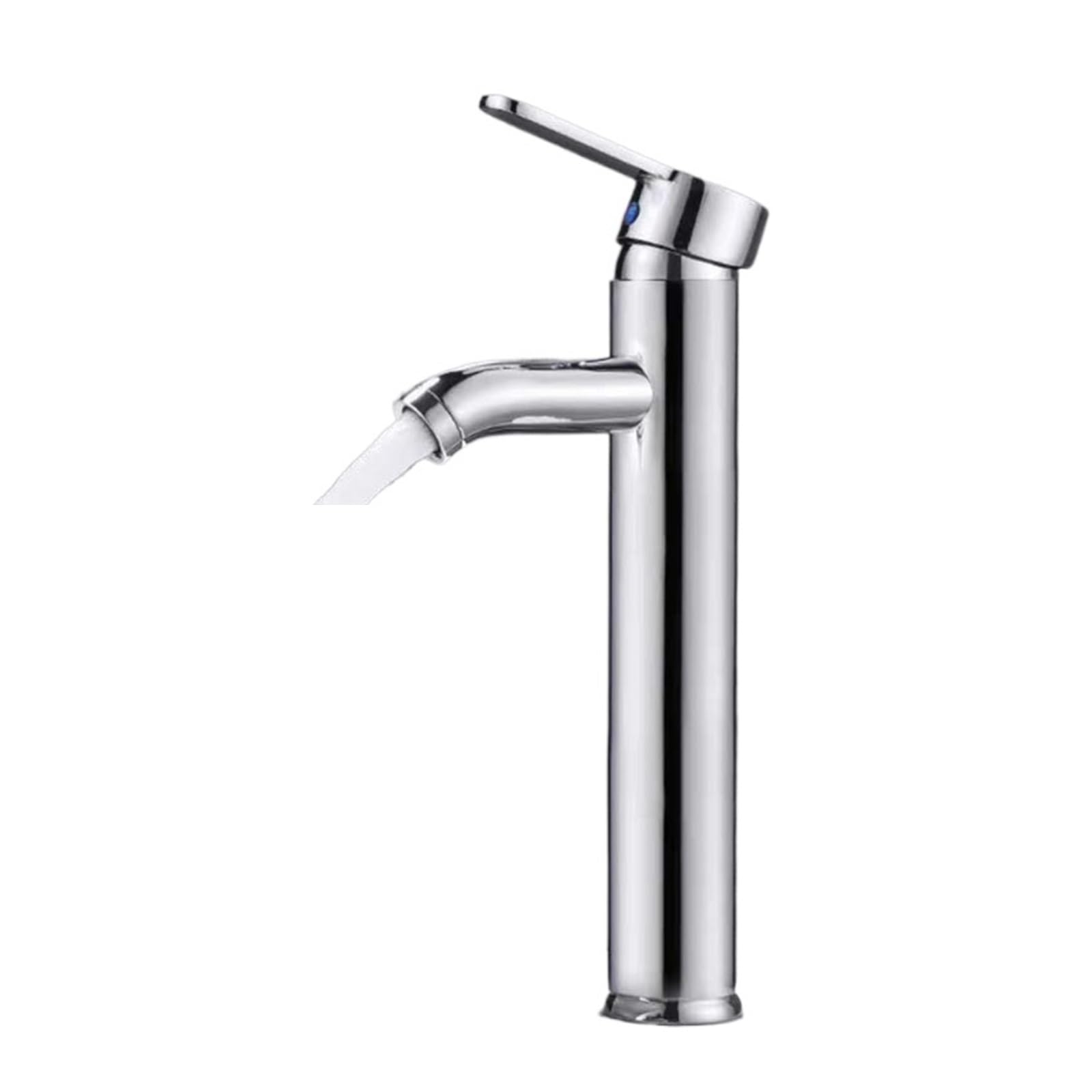 CVFRDD Basin Sink Bathroom Faucet, Deck Mounted Hot Cold Water Basin Mixer Taps, Matte Black Gold Lavatory Sink Tap Crane Toilet Faucet(01 Long)