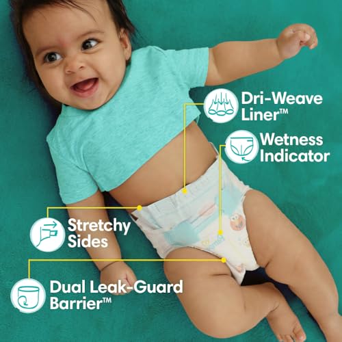 Image of Pampers Diapers - Baby Dry - Size 3, 32 Count, Absorbent Disposable Infant Diaper (Packaging May Vary)
